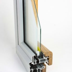 Aluminijum-drvo, presek Aluminijum-drvo, presek