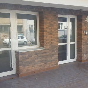 Ulazna aluminijumska vrata u kombinaciji sa prozorom, M11000